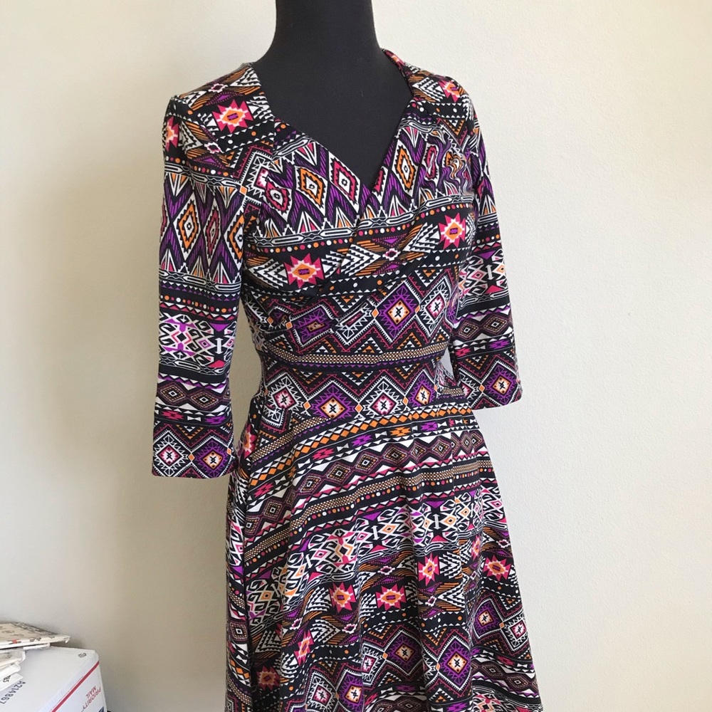 Jersey knit dress by Sue Bradbury - XS